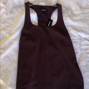 Express Racerback Tank Top. XS. Plum